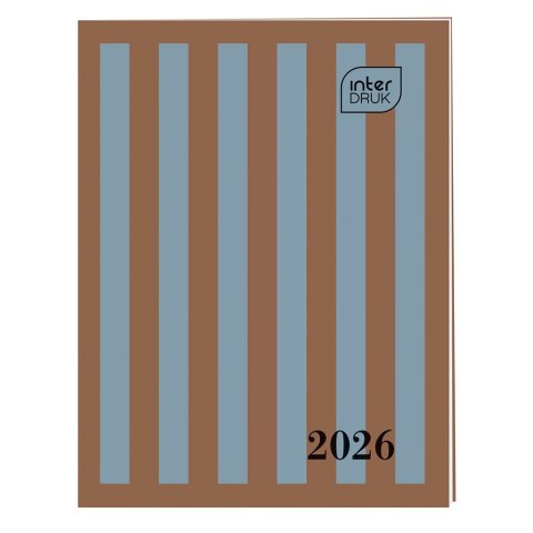 Kalendarz książkowy (terminarz) KIESZONKOWY 80mm x 105mm Interdruk (MIĘKKA OPRAWA)