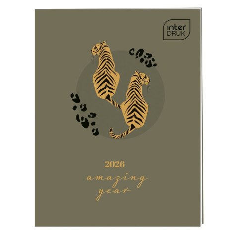 Kalendarz książkowy (terminarz) KIESZONKOWY 80mm x 105mm Interdruk (MIĘKKA OPRAWA)