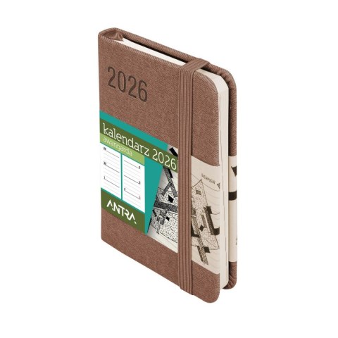 Kalendarz książkowy (terminarz) MOCCA AVANGARDA A7 Antra (2026)