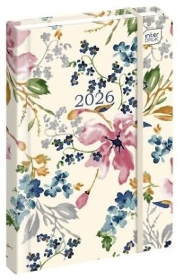 Kalendarz książkowy (terminarz) mat+uv BLOSSOM A6 Interdruk (192 strony)