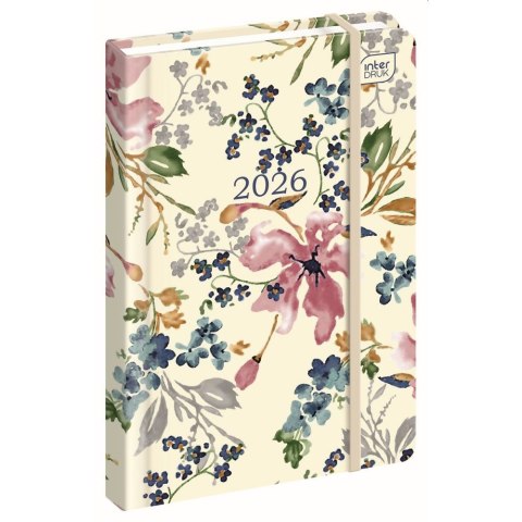 Kalendarz książkowy (terminarz) mat+uv BLOSSOM A6 Interdruk (192 strony)