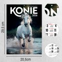 Kalendarz ścienny A4 KONIE A4 Press (5904830713398)