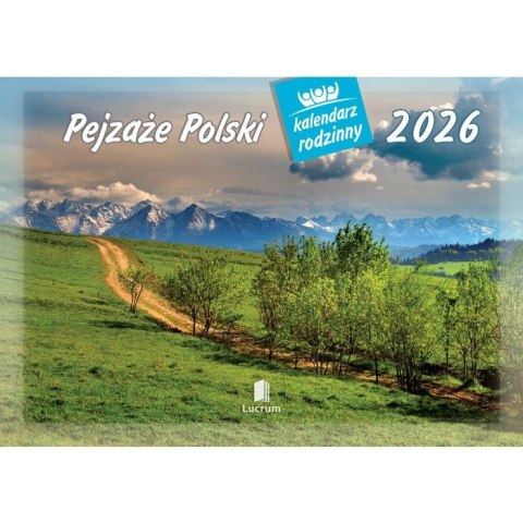 Kalendarz ścienny Pejzaże Polski rodzinny 2023 280mm x 200mm Lucrum (WL03)