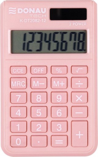 Kalkulator kieszonkowy morelowy Donau Tech (K-DT2082-12)