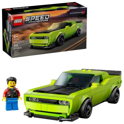 Klocki konstrukcyjne Speed Champions Samochód sportowy Dodge Challenger SRT Hellcat Lego (77237)