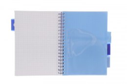 Kołozeszyt (kołonotatnik) ANIMALS czarny TYGRYS B5 100k. 80g KRATKA Strigo (PADS024)