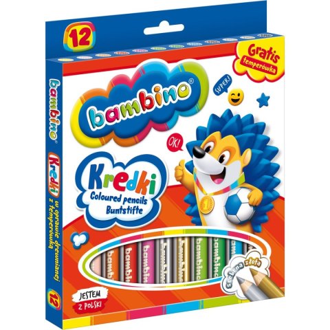 Kredki ołówkowe 12 kol. St.Majewski