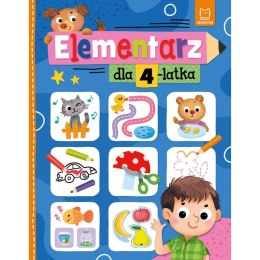 Książka dla dzieci Elementarz dla 4-latka Aksjomat