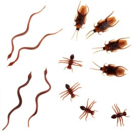 Ozdoba halloweenowa Robaki - rekwizyt halloweenowy (6 szt.) Arpex (HA5180)