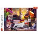 Puzzle koci wieczór 2000 el. Trefl (27126)