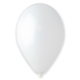 Balon gumowy transparentny 12 cal, 100sztuk pastelowy 100 szt transparentny 12cal Godan (G110/00)