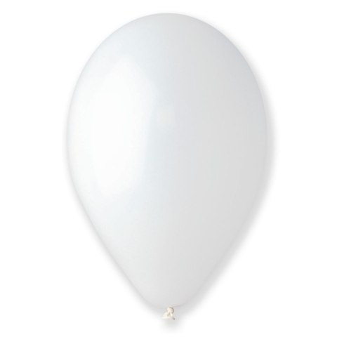 Balon gumowy transparentny 12 cal, 100sztuk pastelowy 100 szt transparentny 12cal Godan (G110/00)