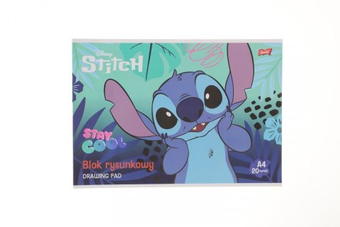 Blok rysunkowy Stitch A4 biały 20k Unipap