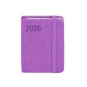 Kalendarz książkowy (terminarz) FIOLETOWY AVANGARDA A7 Antra (2026)