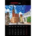 Kalendarz ścienny NAJ.MIASTA POLSKI 13 planszowe 315mm x 500mm Jotan (WP 119)
