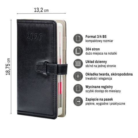 Organizer ORGANIZER 3/4 B5 (mix) Press (dzienny)