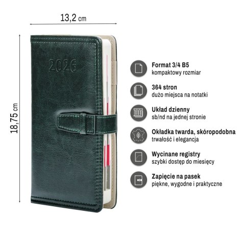 Organizer ORGANIZER 3/4 B5 (mix) Press (dzienny)