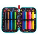 Piórnik STITCH MINT ALOHA POTRÓJNY St.Majewski (z wyposażnieniem)