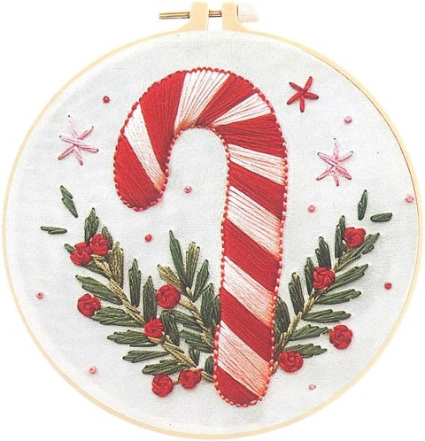 Zestaw kreatywny Craft-Fun Series Zestaw do haftowania - cukrowa laska Titanum (25YY0512(1-6#))