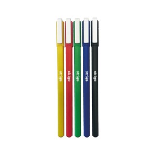 Długopis żelowy CLASSIC żelowy 5kol wkład mix 0,8mm Strigo (SSC426)
