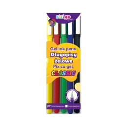 Długopis żelowy CLASSIC żelowy 5kol mix 0,8mm Strigo (SSC426)