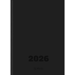 Kalendarz książkowy (terminarz) DTP dzienny szefa czarny A5 Herlitz (400204130)