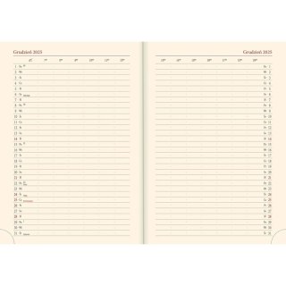 Kalendarz książkowy (terminarz) NENUFARY A5 Lucrum (21DS)