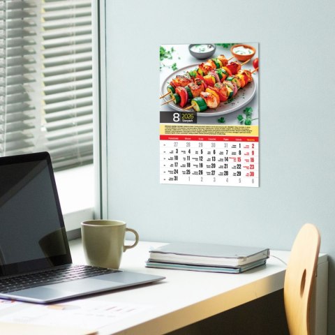 Kalendarz ścienny A4 KUCHNIA POLSKA A4 Press (5904830713428)