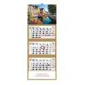 Kalendarz ścienny MALOWNICZY COLMAR TRÓJDZIELNY 320mm x 855mm Jotan (T48)