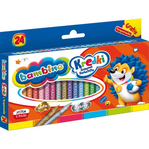 Kredki glinkowe Bambino 24 kol. St.Majewski