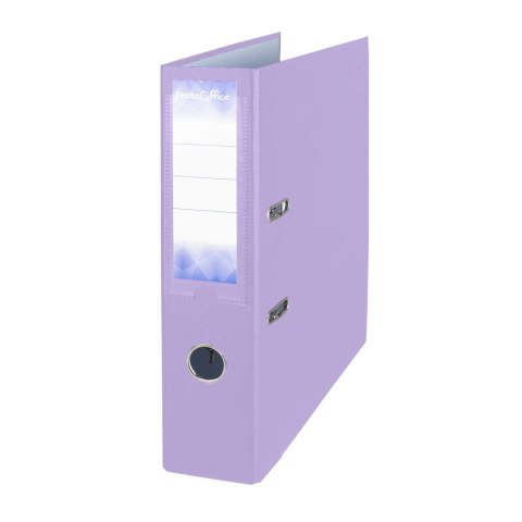 Segregator dźwigniowy A4/75 pastelowy fioletowy 5905658854676 PETITTE OFFICE A4 75mm fiolet Strigo (PO54676)