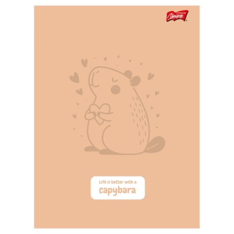 Zeszyt Capybara A5 32k. 70g linia kolor Unipap