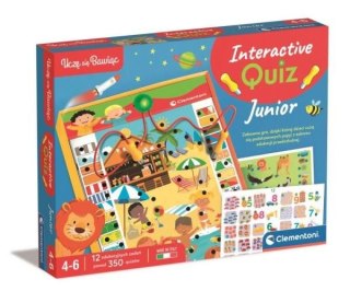 Gra edukacyjna Uczę sie bawiąc quiz junior Clementoni