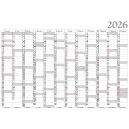 Kalendarz biurkowy 5904844530622 planer 2023 980mm x 680mm Lucrum (BF03)