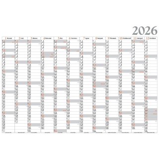 Kalendarz biurkowy 5904844530622 planer 2023 980mm x 680mm Lucrum (BF03)