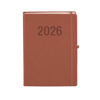 Kalendarz książkowy (terminarz) 2026 MEMOFIX DNS A4 Antra (MOCHA MAUSE)
