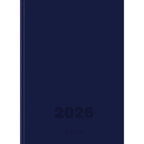 Kalendarz książkowy (terminarz) DTP dzienny szefa granatowy B5 Herlitz (40020455011)