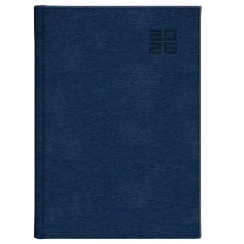 Kalendarz książkowy (terminarz) GRANATOWY aluminium TYGODNIOWY B5 (237 B5TB)