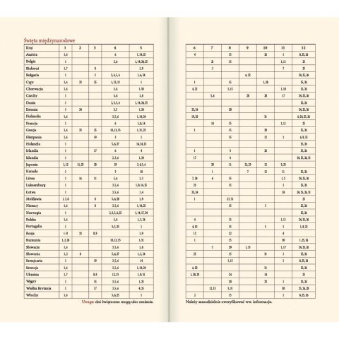 Kalendarz książkowy (terminarz) złoty A6 Lucrum (TR złoty)