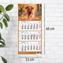 Kalendarz ścienny PIES A5 210mm x 450mm Press