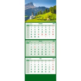 Kalendarz ścienny trójdzielny 855mm x 315mm Michalczyk i Prokop (T-105T-06)