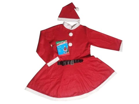Kostium Mikołajka, sukienka, długość 80cm One Dollar (371637)