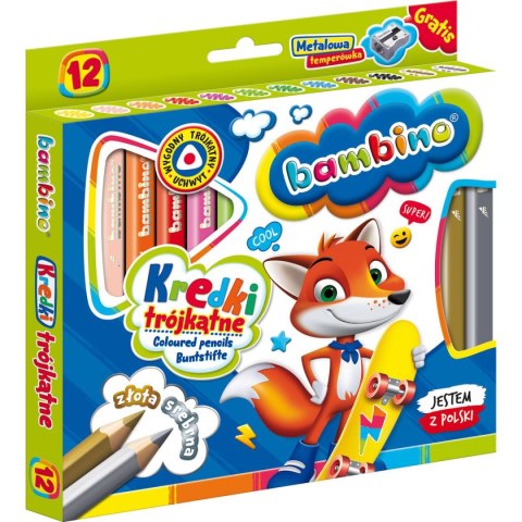 Kredki ołówkowe 12 kol. St.Majewski