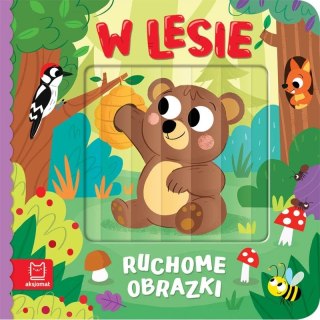 Książka dla dzieci Ruchome obrazki. W lesie Aksjomat
