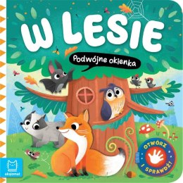 Książka dla dzieci W lesie. Otwórz i sprawdź! Aksjomat