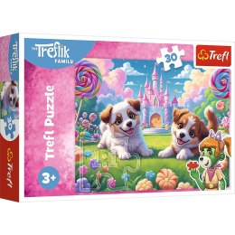 Puzzle Trefliki Świat pełen uśmiechu 30 el. Trefl (18319)