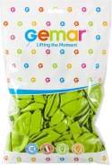 Balon gumowy pastelowy 100 szt zielony jasny 12cal Godan (G110/11)