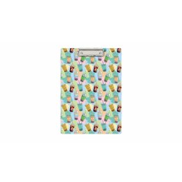 Deska z klipem (podkład do pisania) BUBBLE TEA A4 mix Biurfol (KHN-01-37)