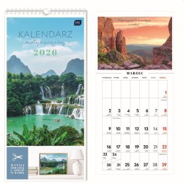 Kalendarz ścienny motywujący 220mm x 460mm Interdruk (WIDOKI)