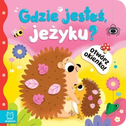 Książka dla dzieci Otwórz okienko! Gdzie jesteś, jeżyku? Aksjomat